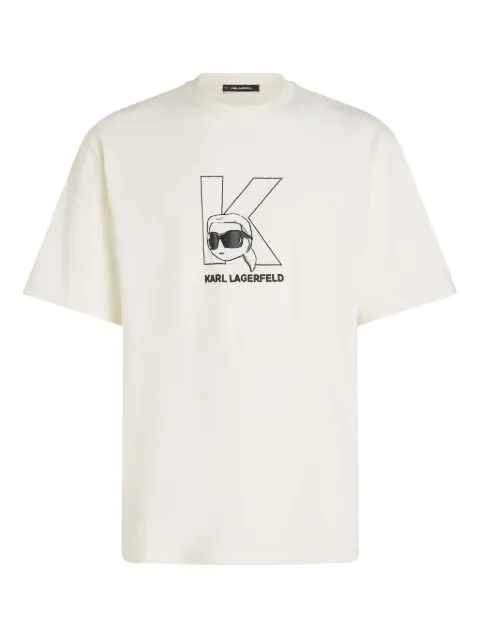 Karl Lagerfeld ikon k-initial t-shirt