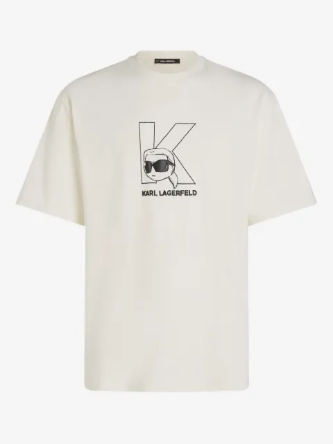 Karl Lagerfeld ikon k-initial T-shirt