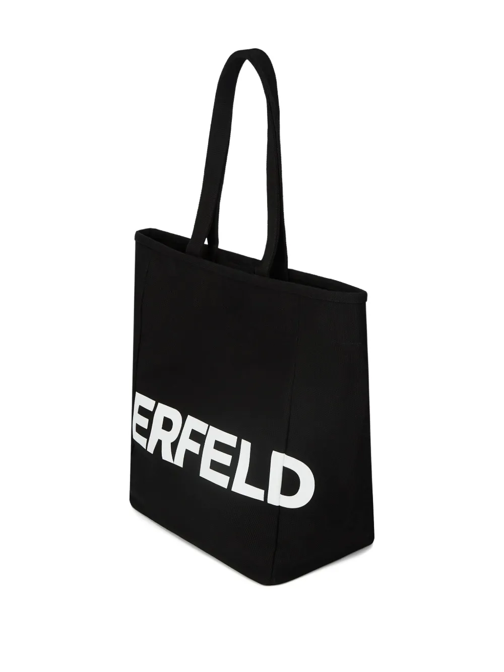 Karl Lagerfeld Logo-print Tote Bag In Black