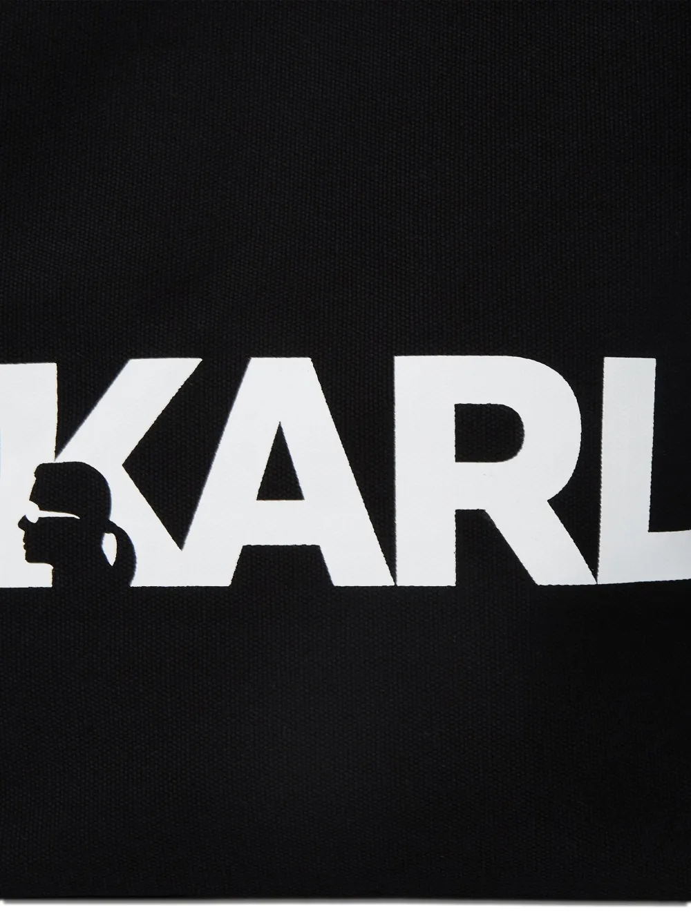 Karl Lagerfeld Logo-print Tote Bag In Black