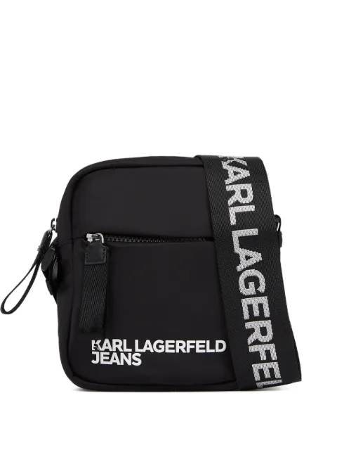 Karl Lagerfeld Jeans logo-detail messenger bag 