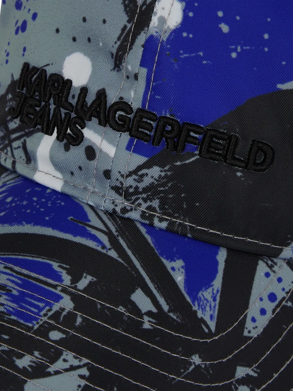 Karl Lagerfeld Jeans Pet met graffiti-print Grijs