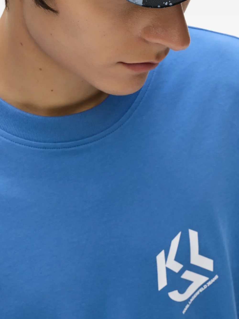 Karl Lagerfeld Jeans Pet met graffiti-print Grijs