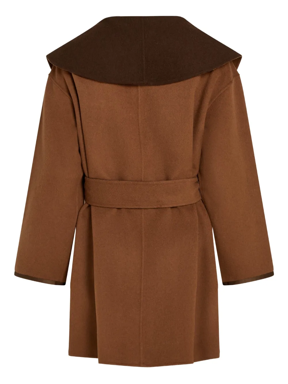 Karl Lagerfeld Mantel met ceintuur Bruin