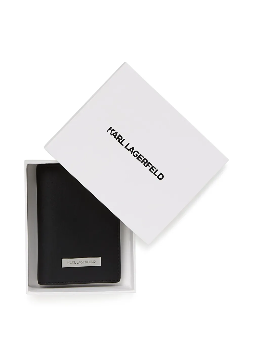 Karl Lagerfeld Ikon soepele pasjeshouder Zwart