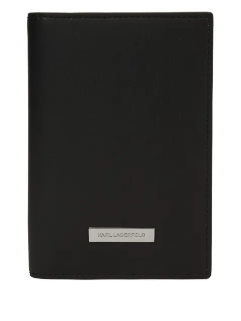 Karl Lagerfeld Ikon smooth passport holder