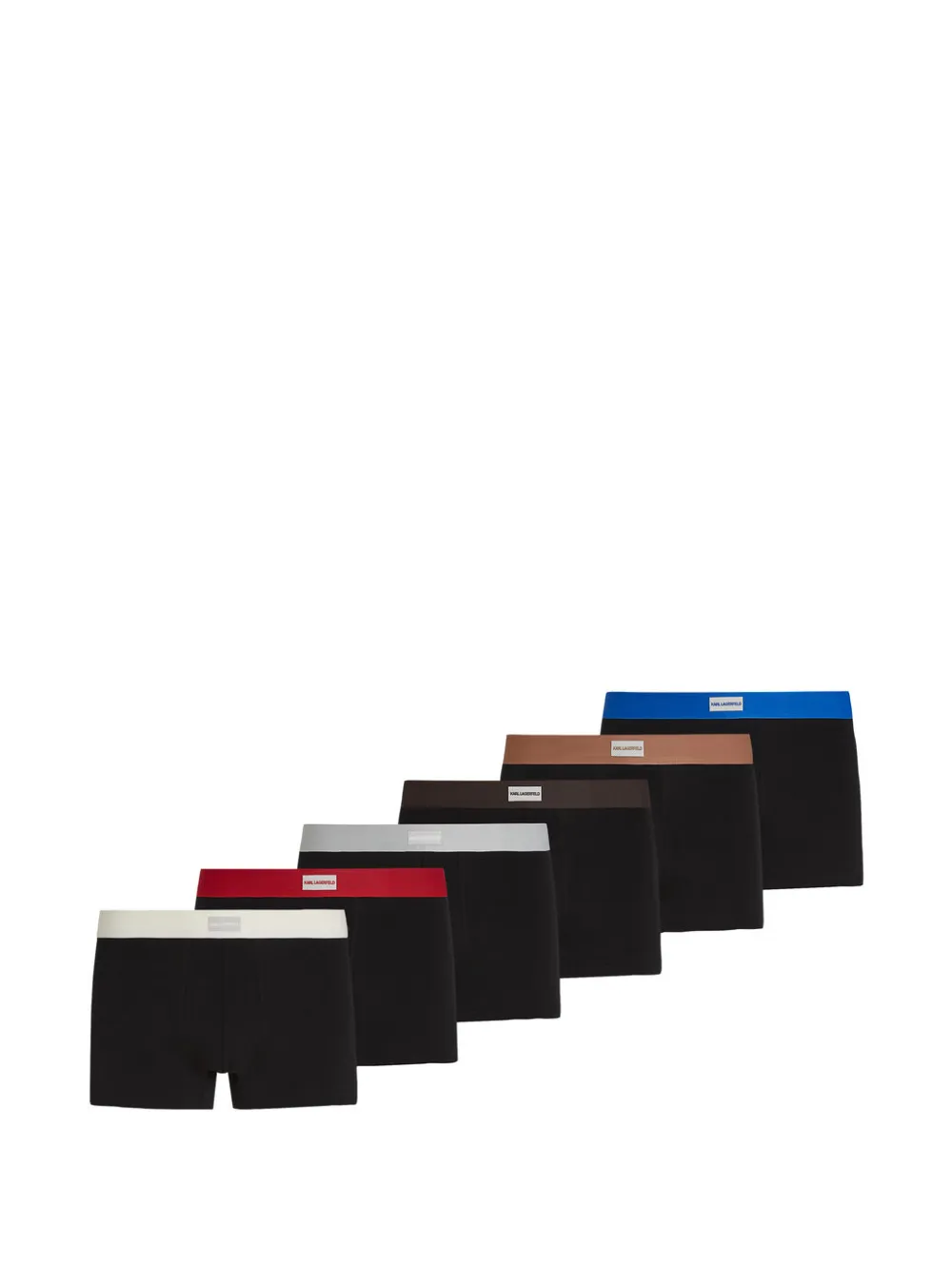 Karl Lagerfeld Boxer con logo (7 pezzi) - Nero