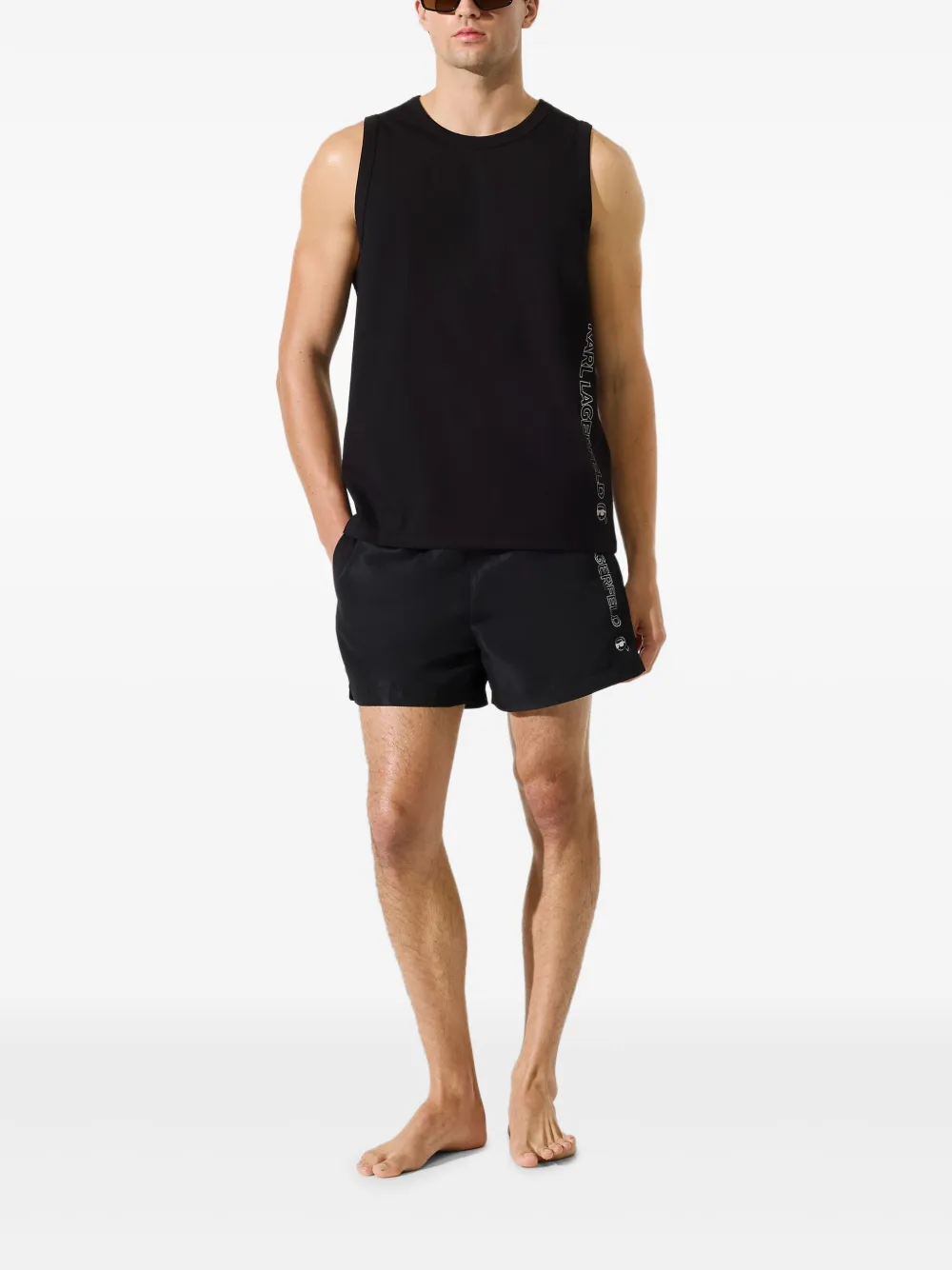Karl Lagerfeld logo-print tank top | Vests & Tanks | Image 2