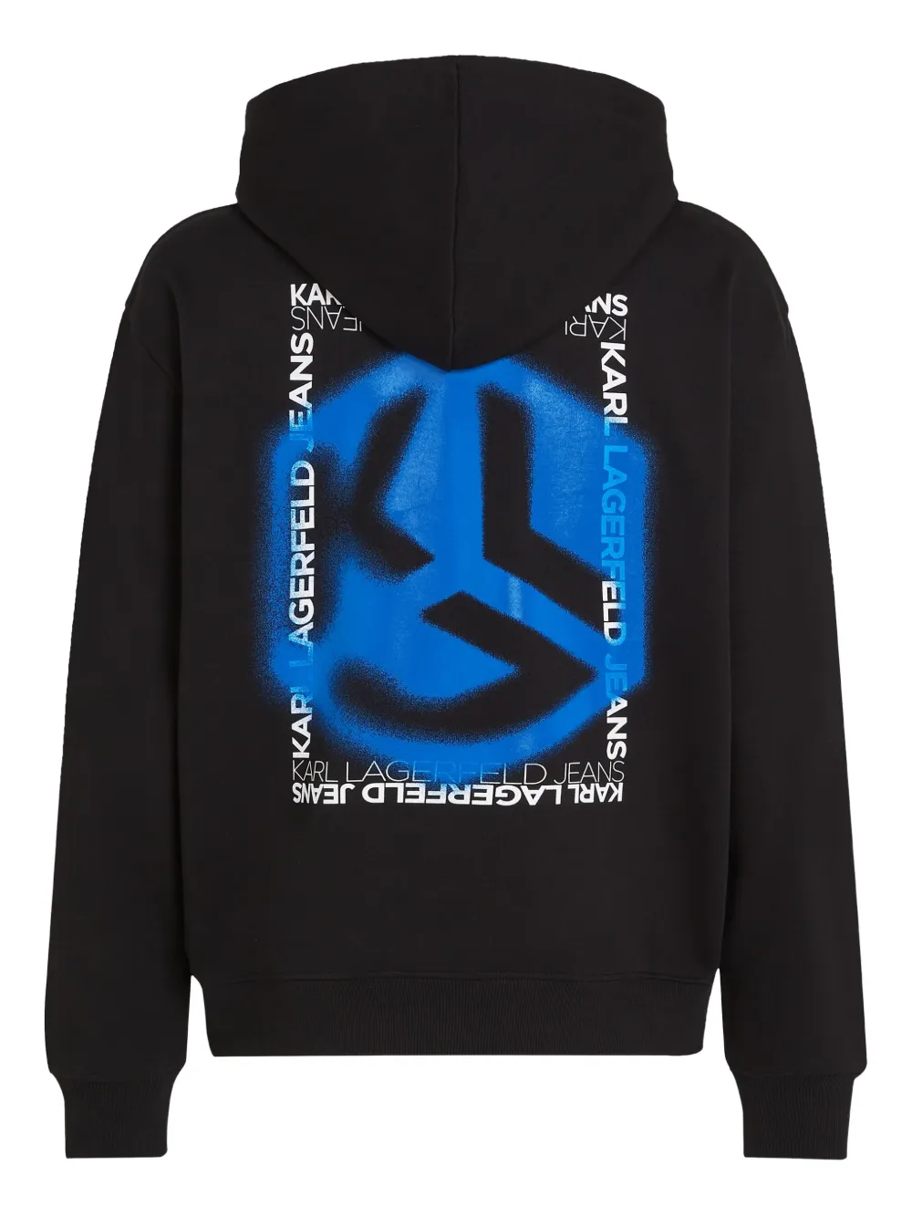 Karl Lagerfeld Jeans Hoodie met print Zwart