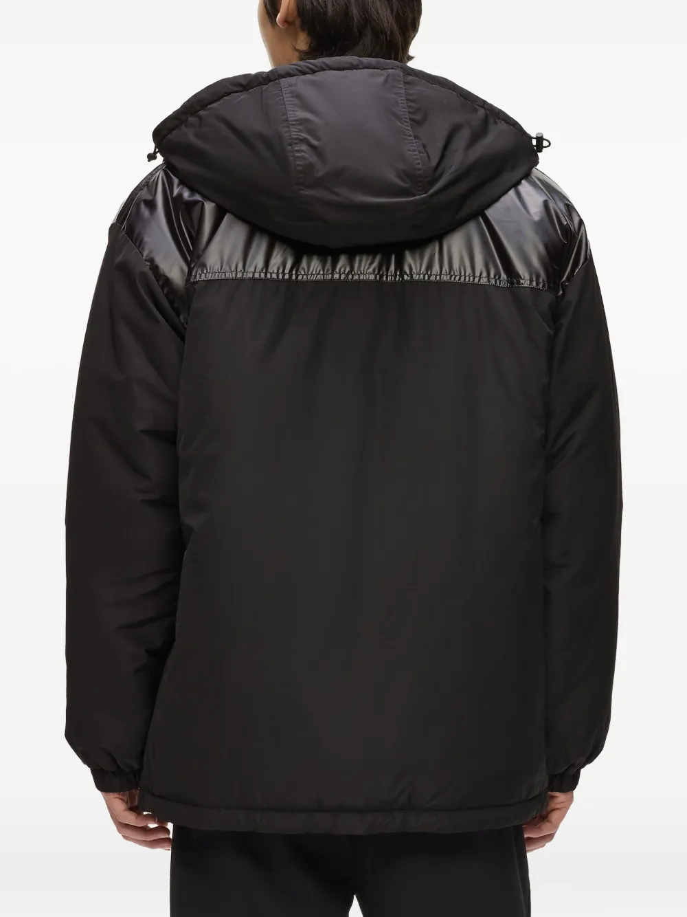 Karl Lagerfeld Jeans Jack met logopatch Zwart