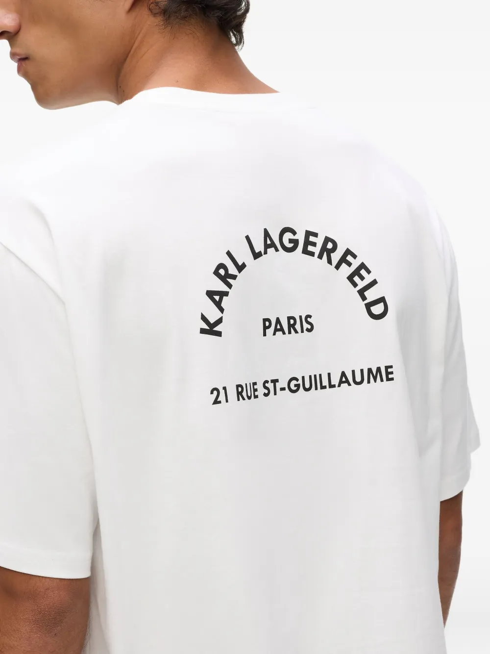 Karl Lagerfeld Rue St-Guillaume T-shirt Wit
