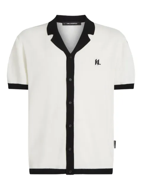 Karl Lagerfeld monogram-detail shirt