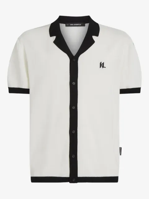 Karl Lagerfeld monogram-detail shirt