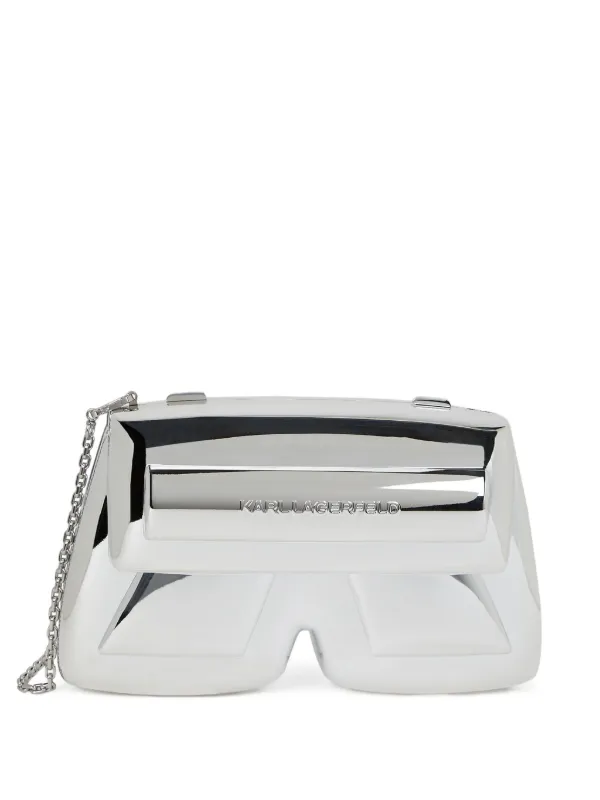 iKON クラッチバッグ Karl Lagerfeld Ikon K クラッチバッグ | シルバートーン | FARFETCH JP
