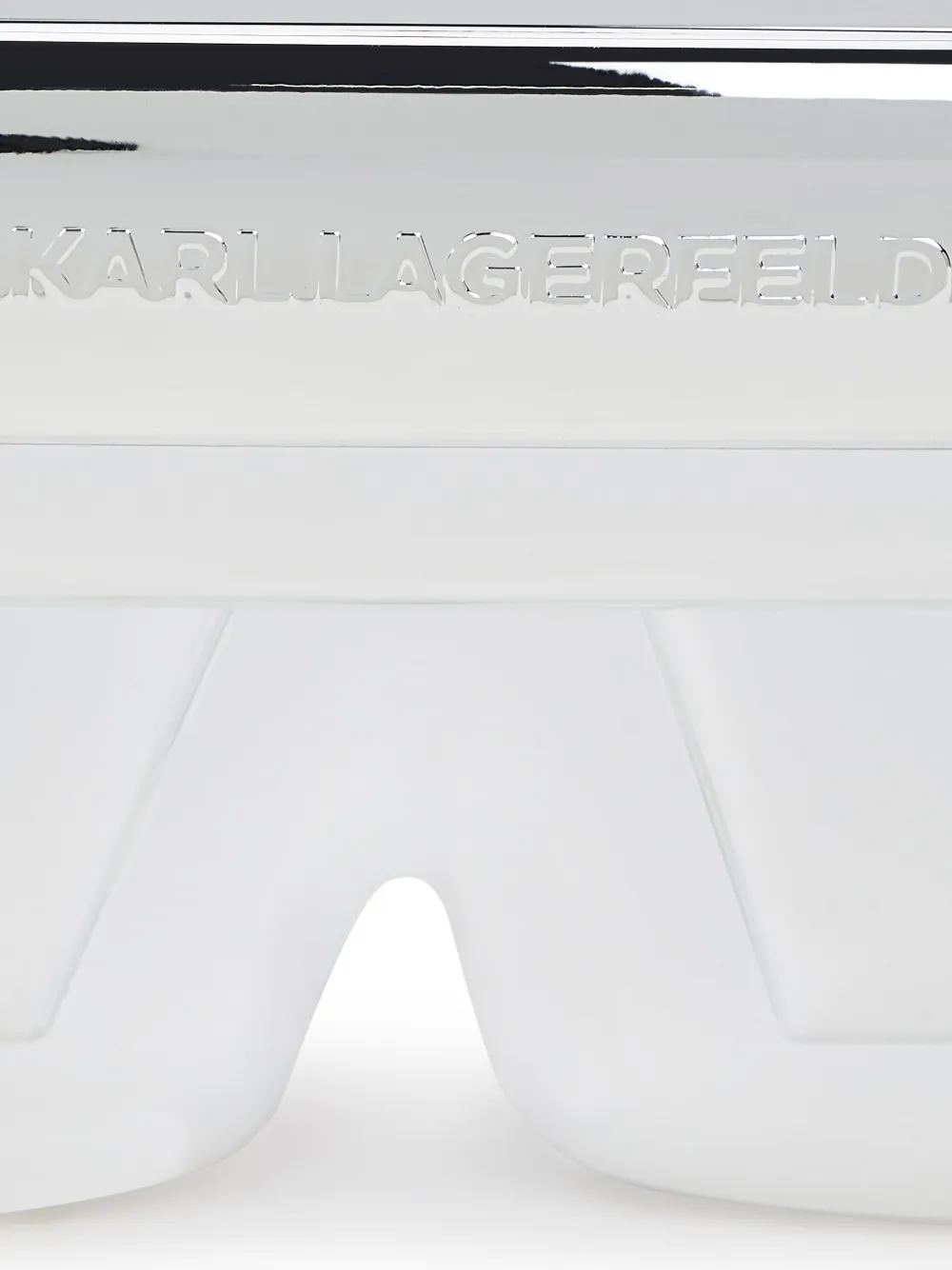 Karl Lagerfeld Ikon clutch Zilver