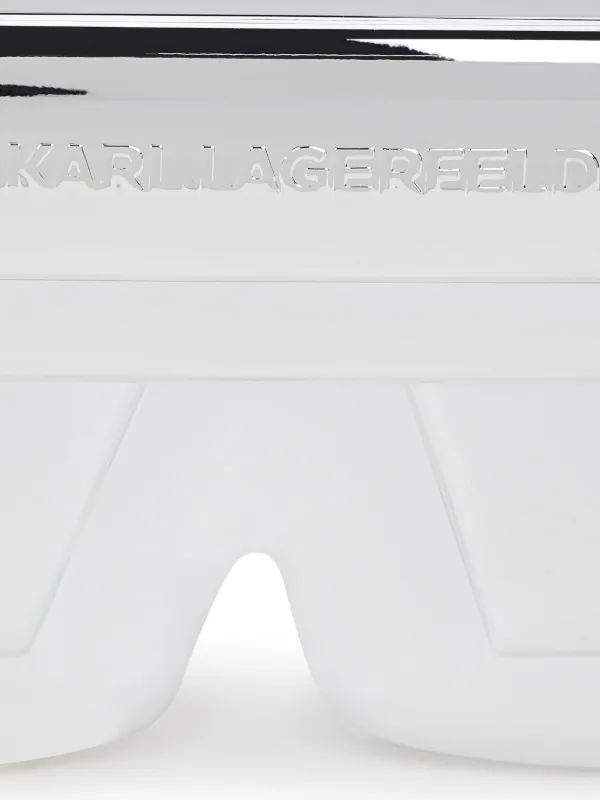 Karl Lagerfeld Ikon K クラッチバッグ | シルバートーン | FARFETCH JP