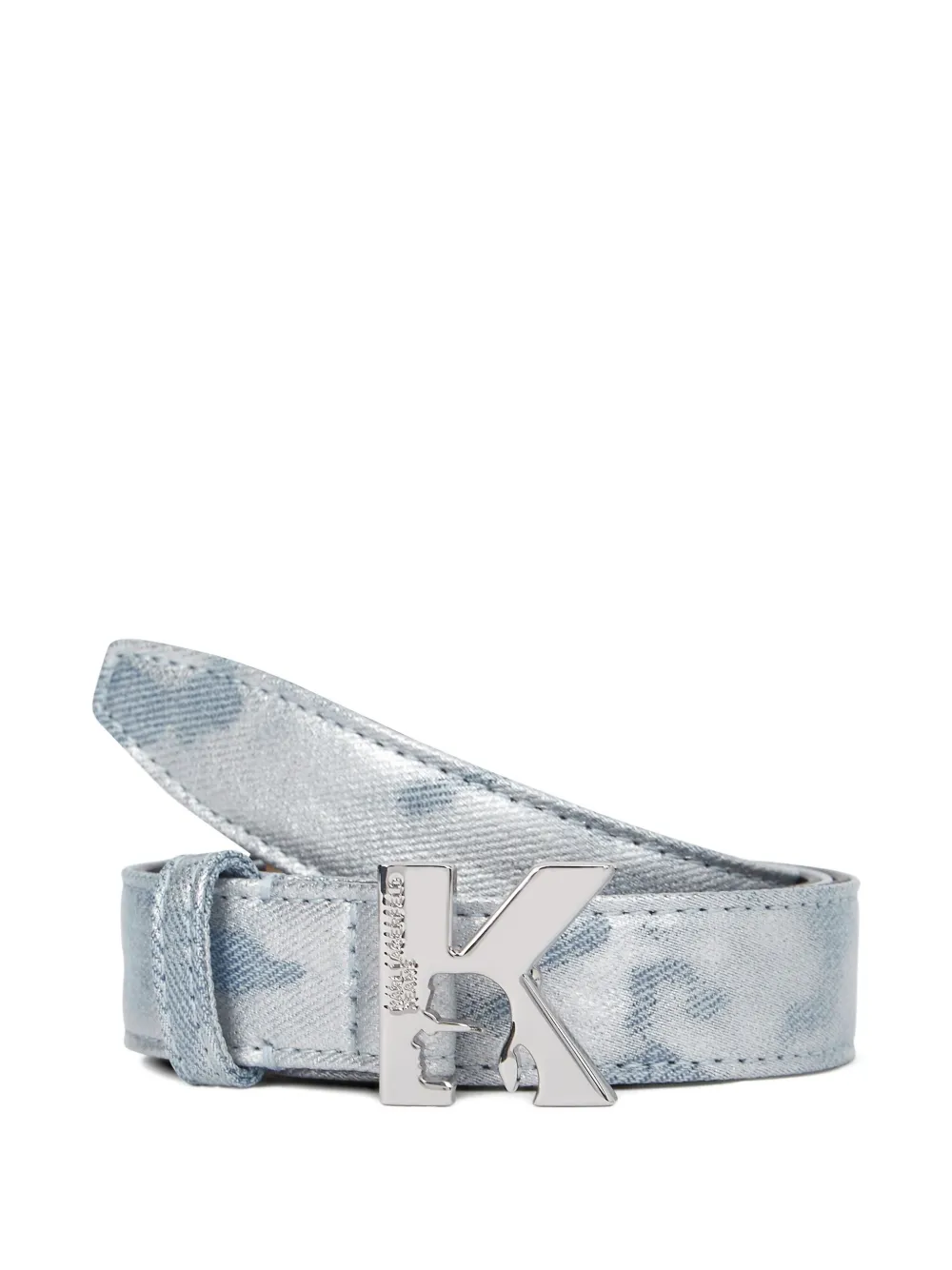 Karl Lagerfeld Jeans cinturón con logo K | azul | Image 1