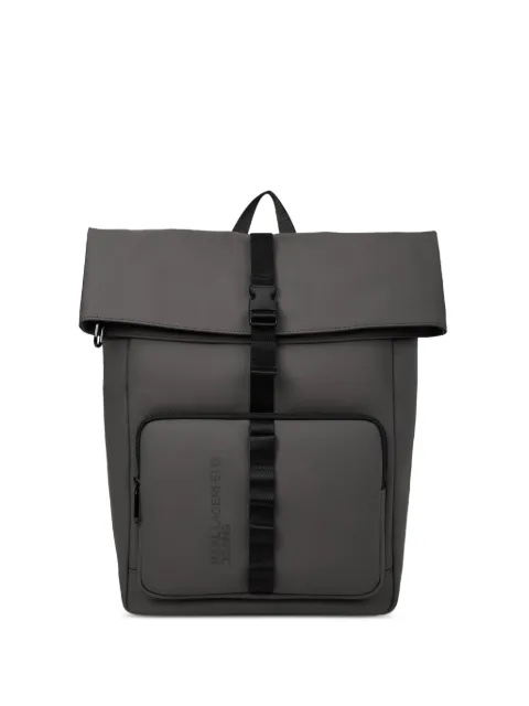 Karl Lagerfeld Jeans roll-top backpack
