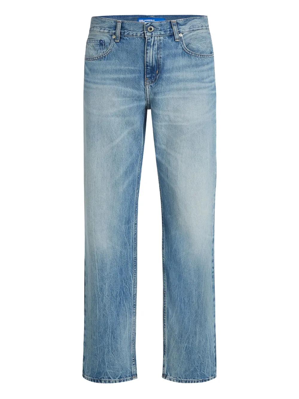 Karl Lagerfeld Jeans logo-patch jeans | Blue | Image 1