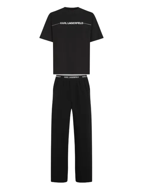 Karl Lagerfeld logo pajama set