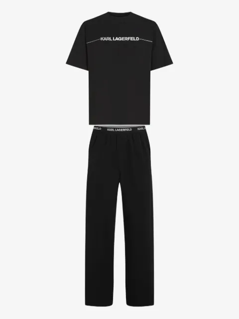 Karl Lagerfeld logo pajama set