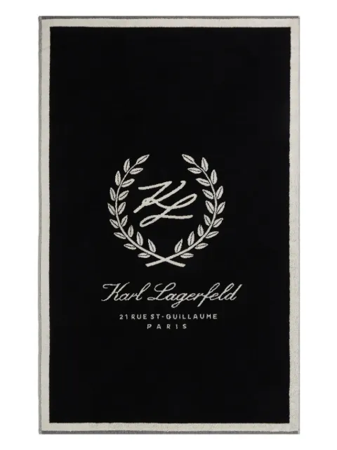Karl Lagerfeld Hotel Karl crest beach towel