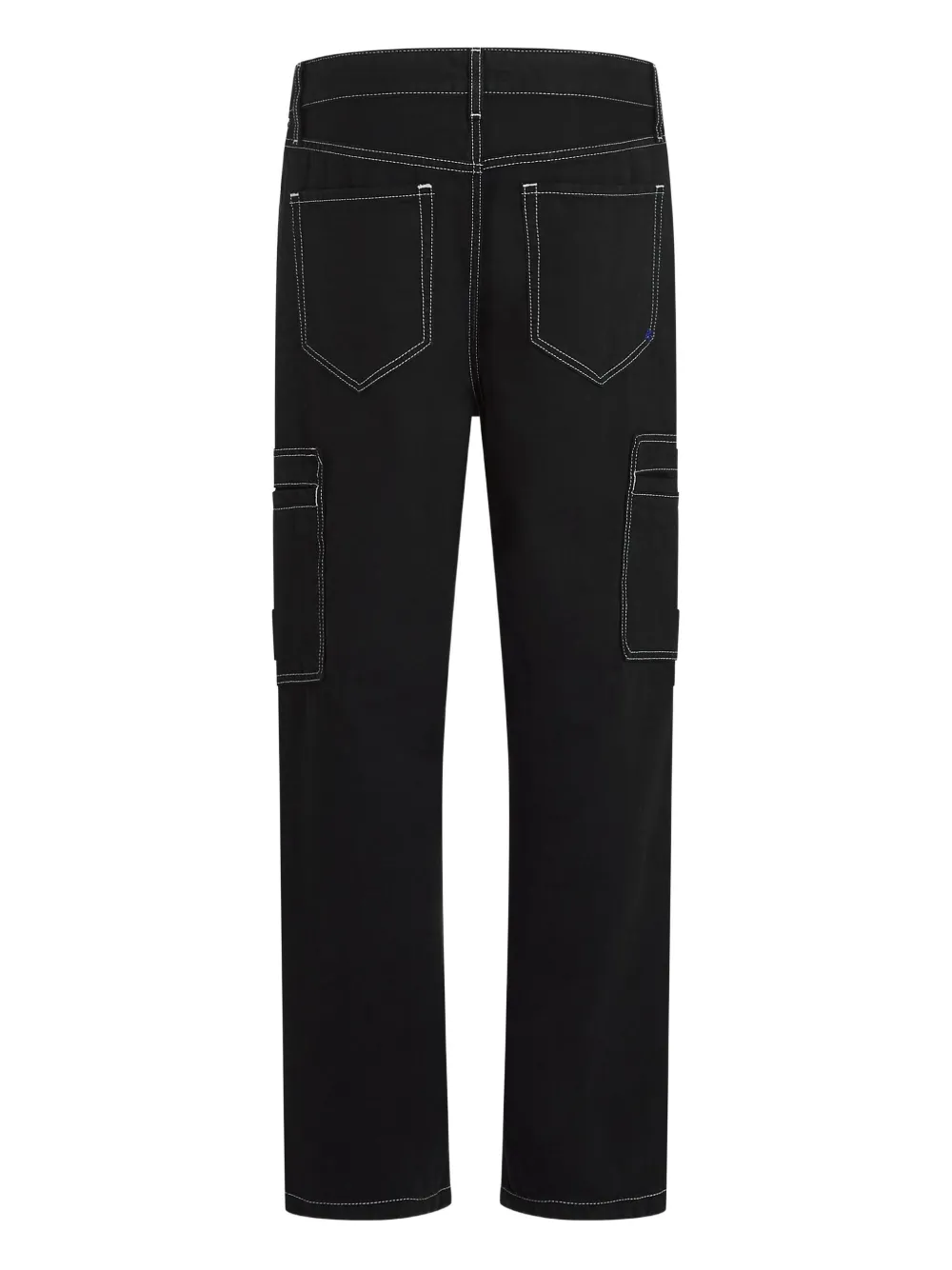 Karl Lagerfeld Jeans Broek met contrasterend stiksel Zwart