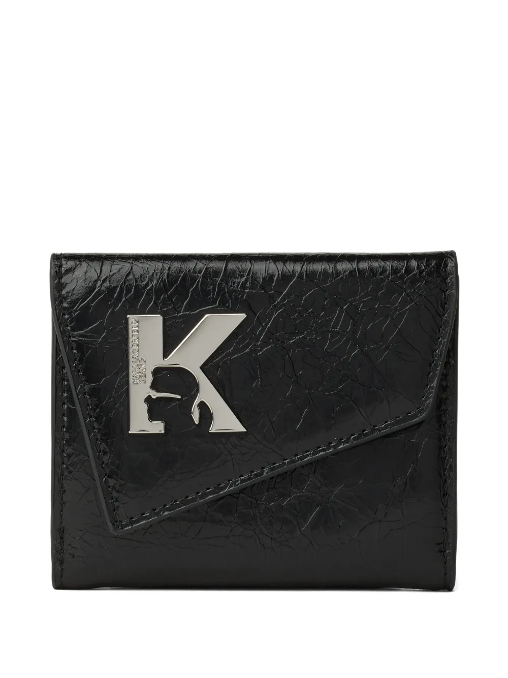Karl Lagerfeld Jeans Geo logo-plaque wallet (two-piece) - Nero
