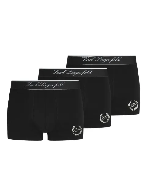 Karl Lagerfeld crest-logo boxers (pack of three)
