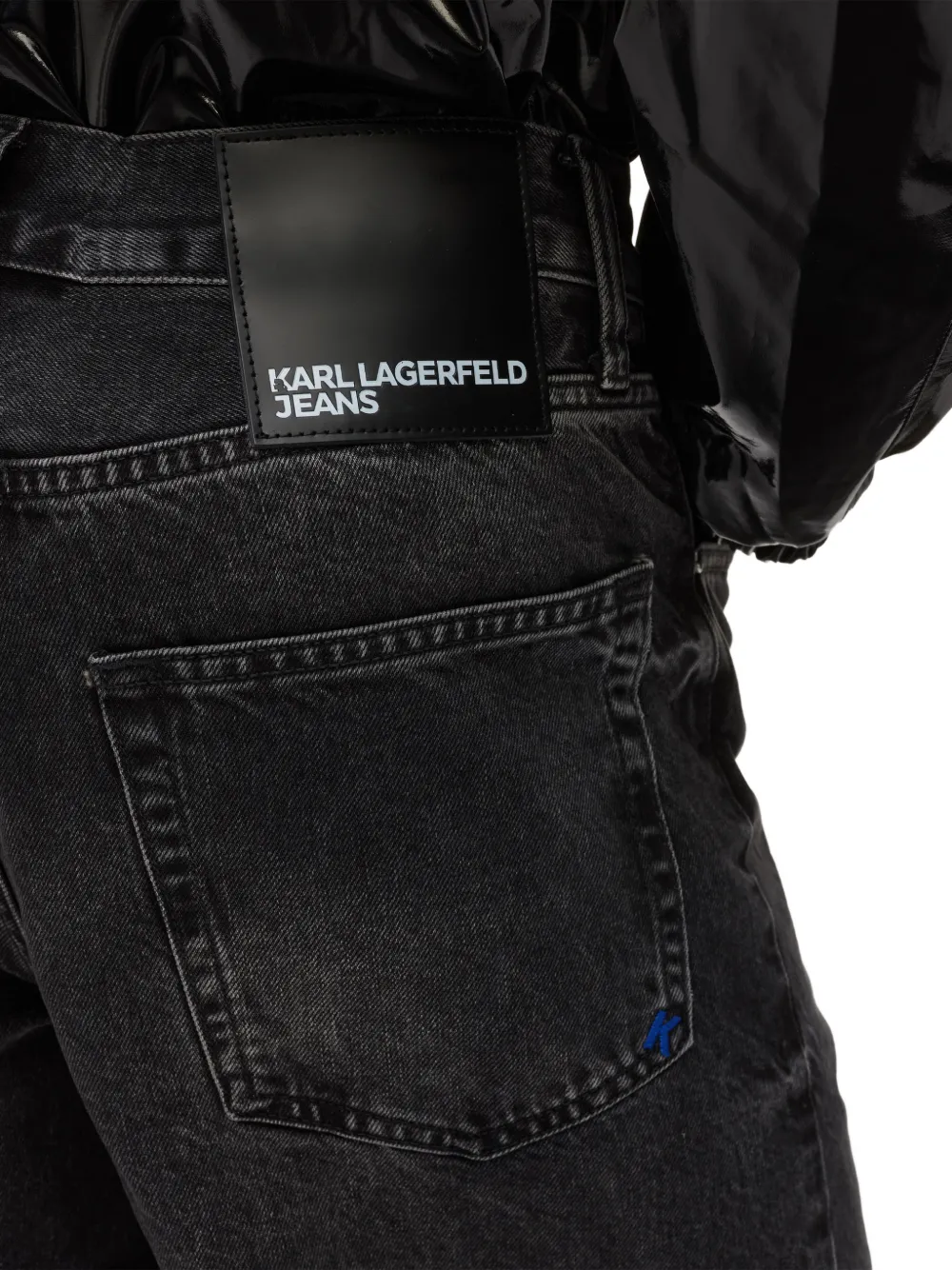 Karl Lagerfeld Jeans met vijf zakken Grijs