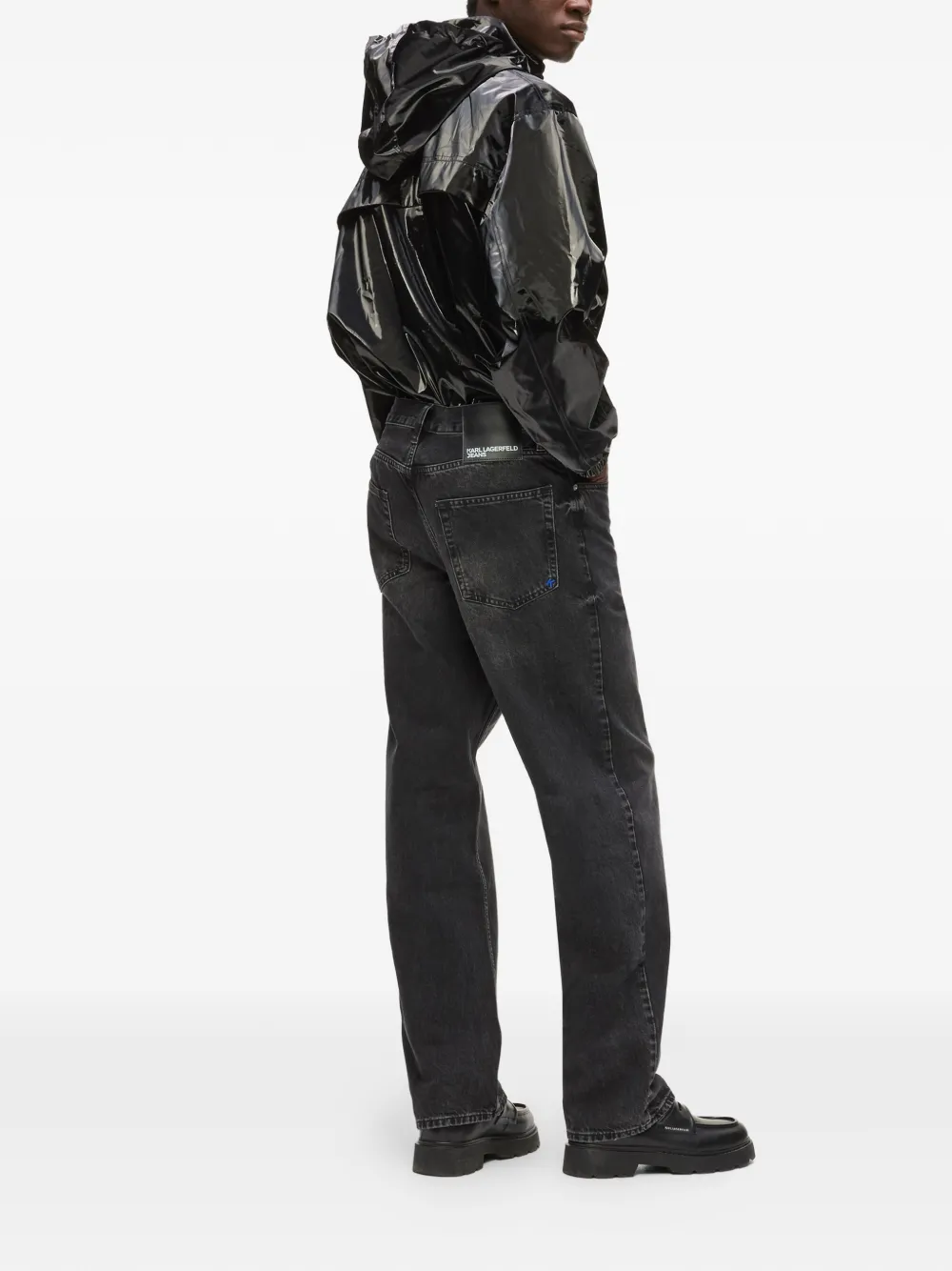 Karl Lagerfeld Jeans met vijf zakken Grijs