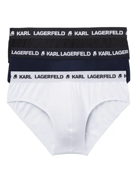 Karl Lagerfeld logo briefs (pack of three)