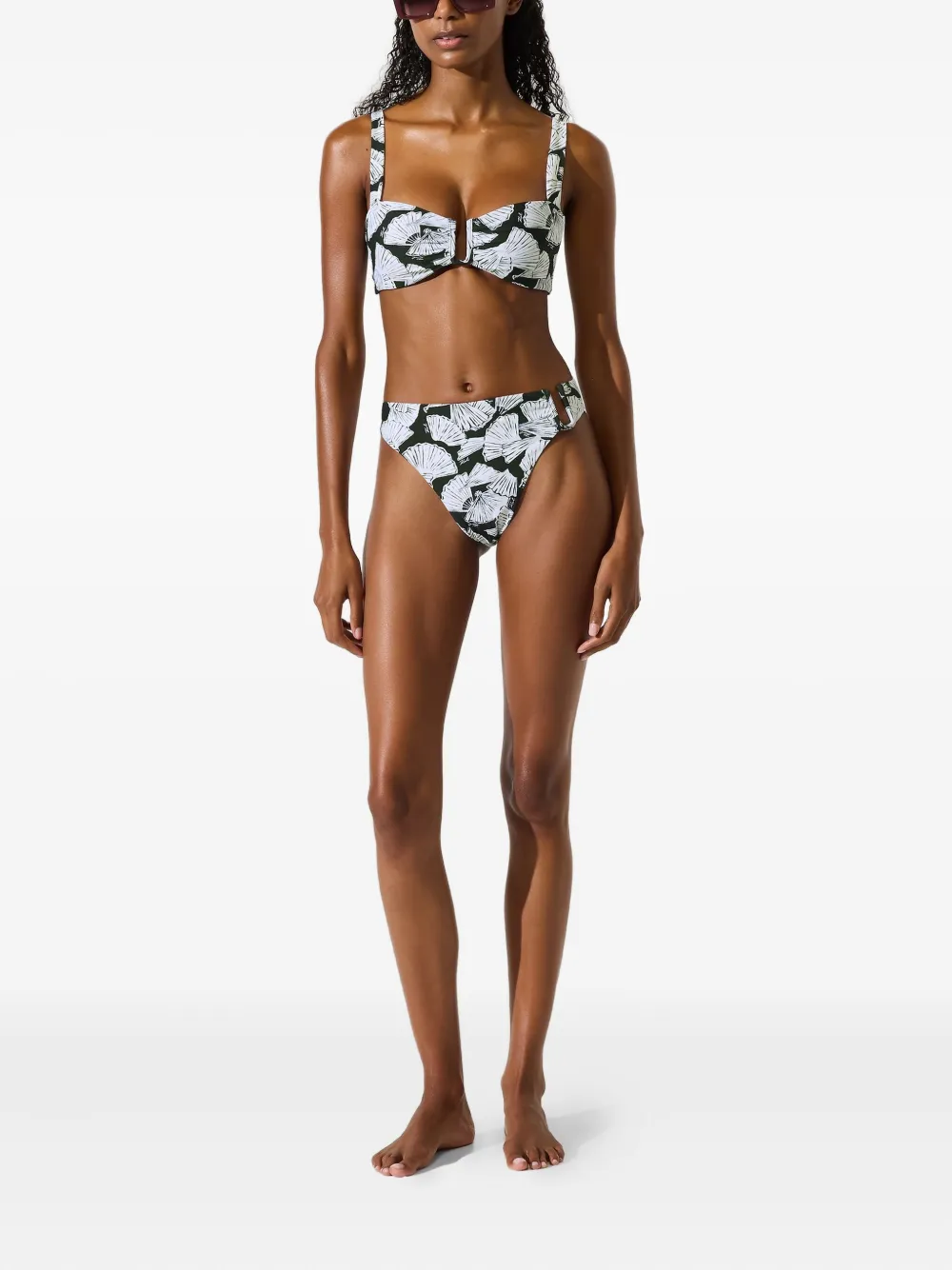 Karl Lagerfeld fan-print bikini briefs | Bikinis | Image 2