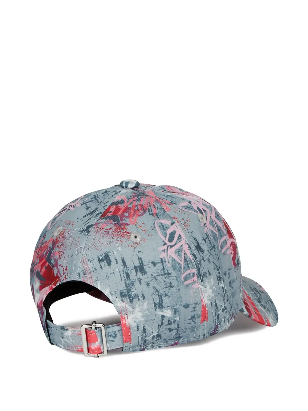 Karl Lagerfeld Jeans Pet met graffiti-print - Blauw