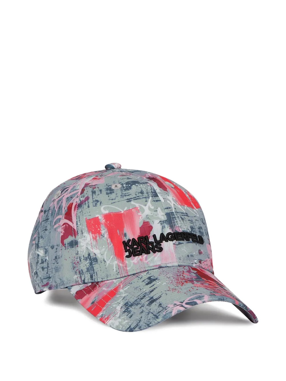 Karl Lagerfeld Jeans Cappello da baseball con stampa - Blu