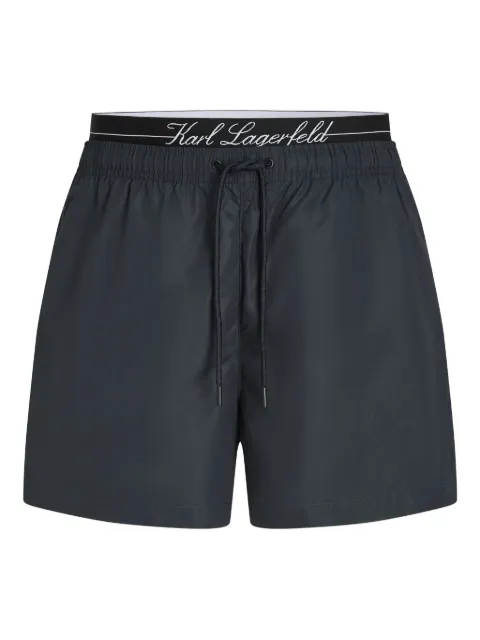 Karl Lagerfeld shorts de playa con doble pretina