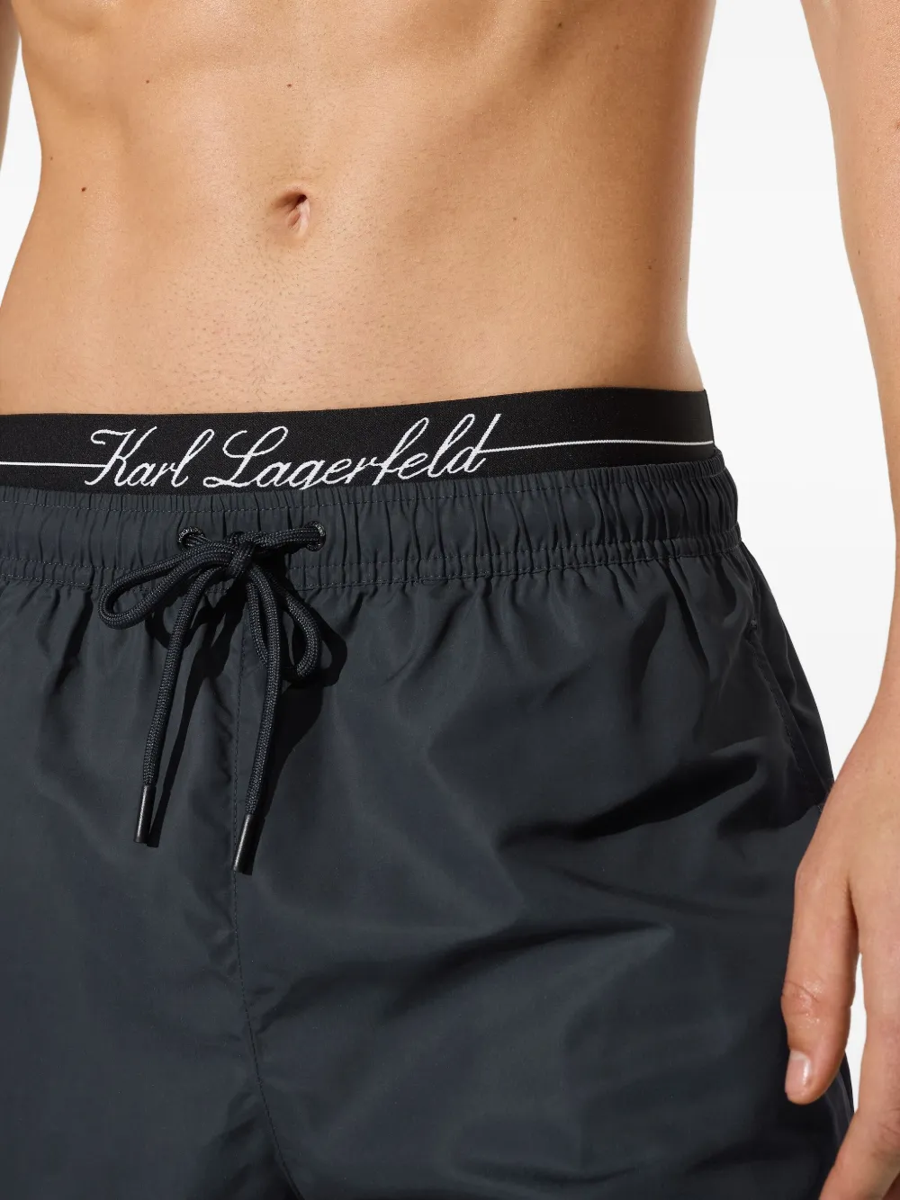 Karl Lagerfeld shorts de playa con doble pretina | Shorts de playa | Image 2