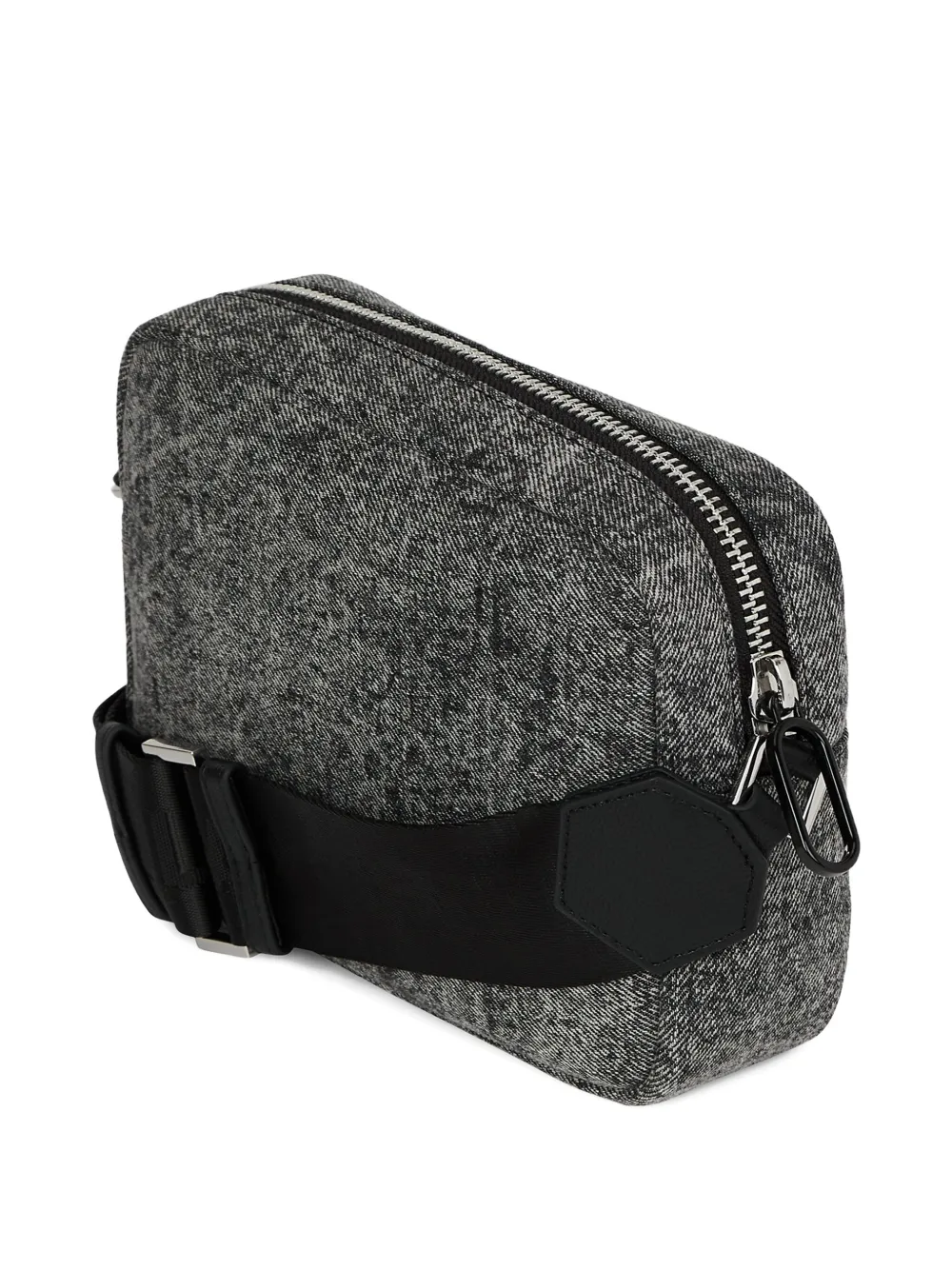 Karl Lagerfeld Jeans Washed-denim Bag In Gray