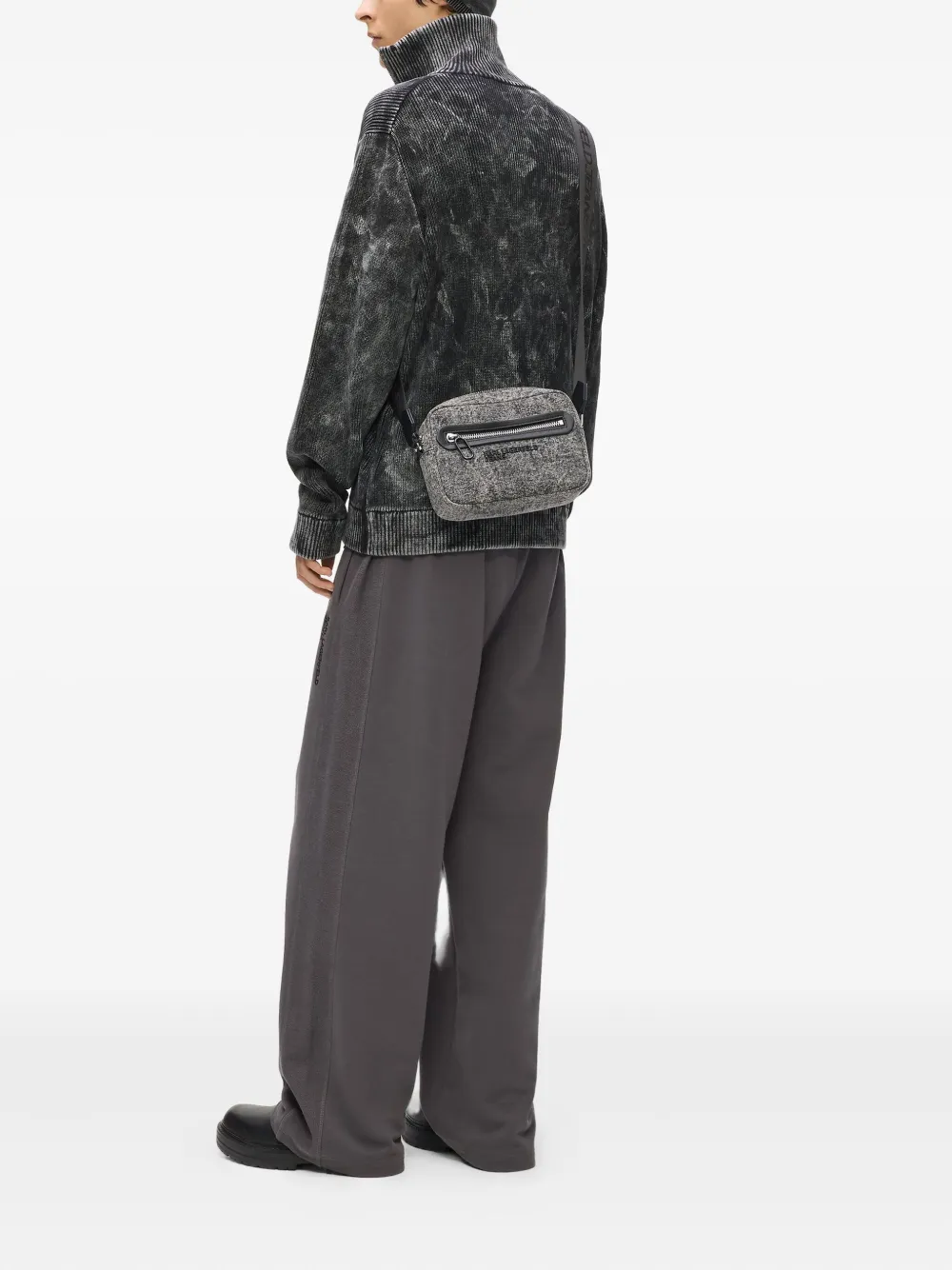 Karl Lagerfeld Jeans Denim tas met wassing - Grijs