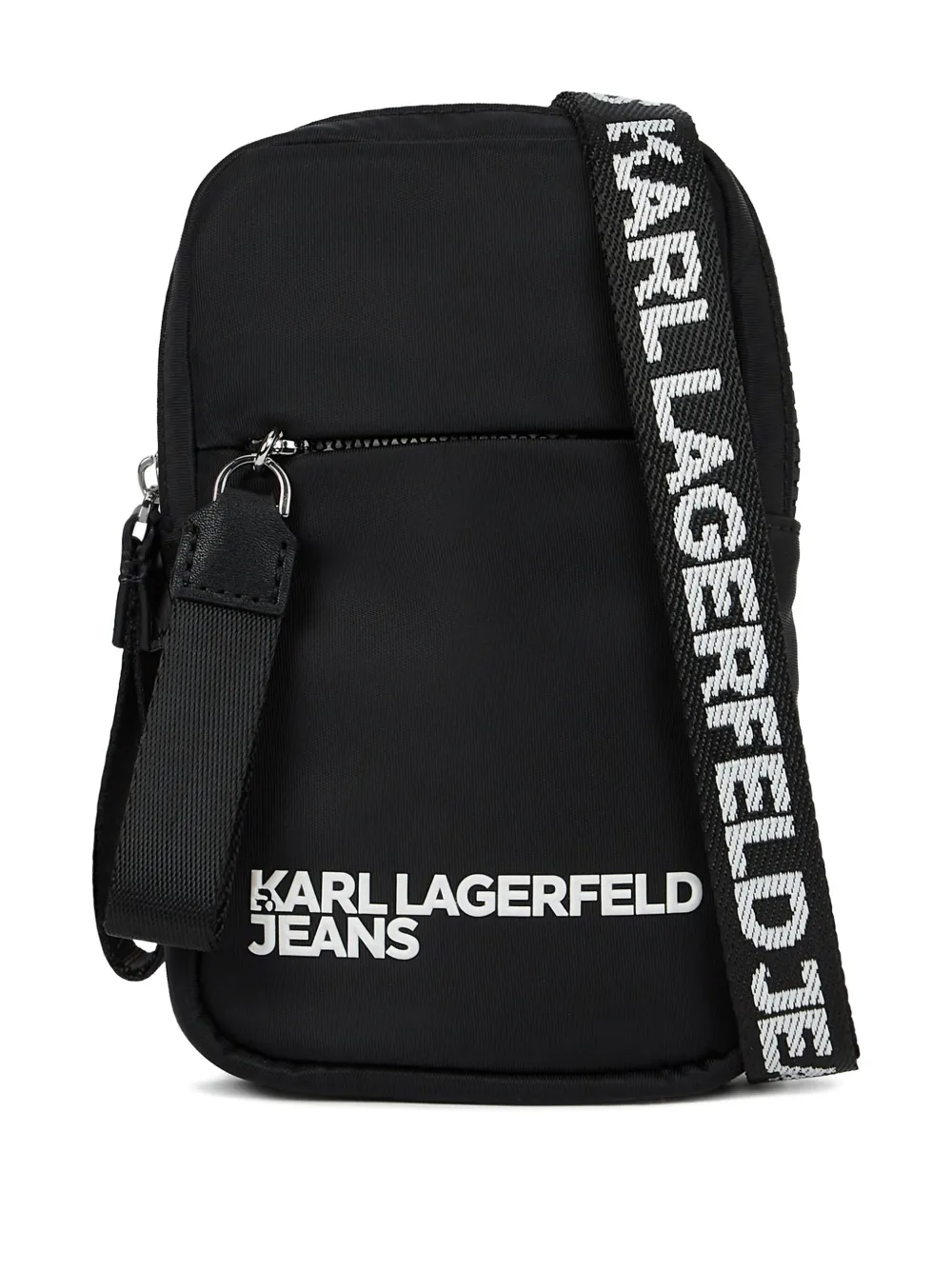 Karl Lagerfeld Jeans Bolsa para celular com logo | Preto | Image 1