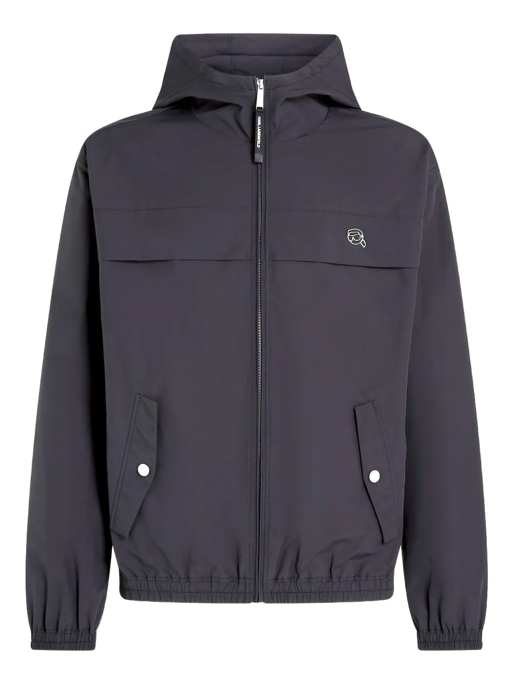 Karl Lagerfeld Ikon hooded jacket | Black | Image 1