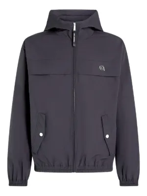 Emporio Armani Travel Essentials Hooded Jacket | Blue | FARFETCH