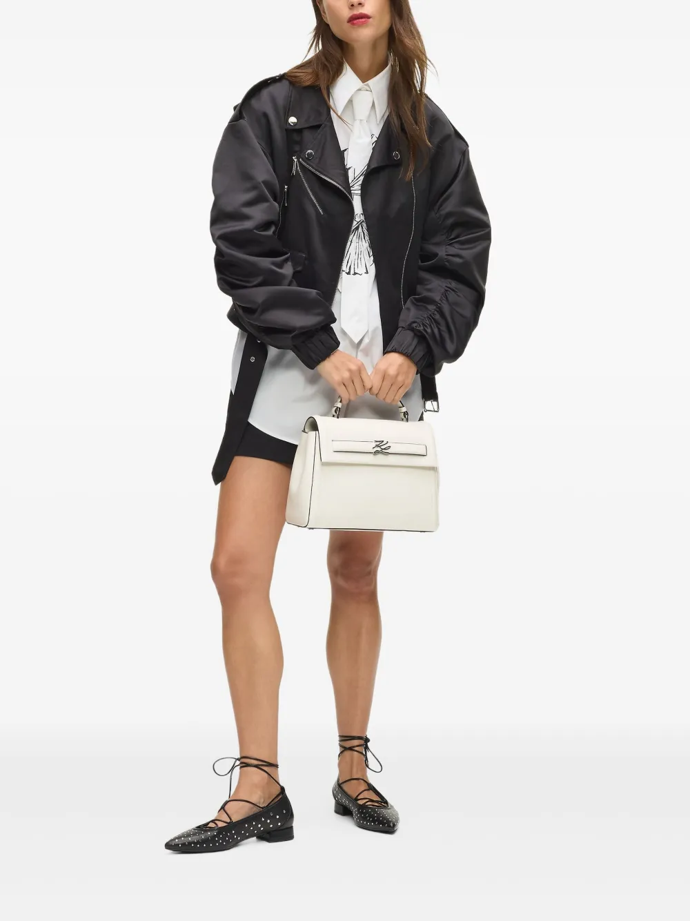 Karl Lagerfeld medium K/Autograph tote bag - Beige