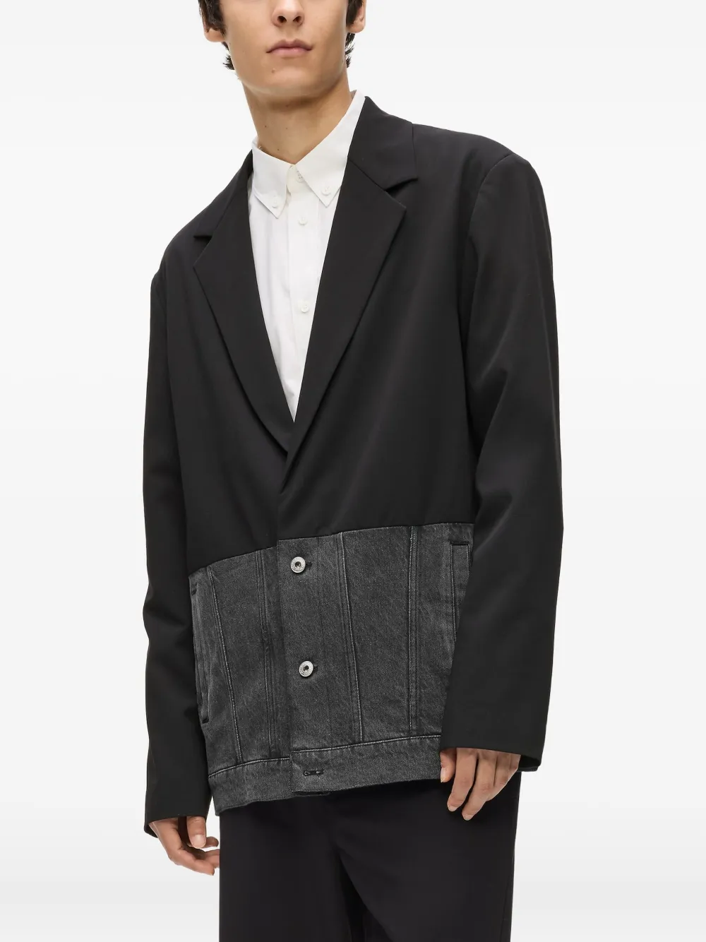 Karl Lagerfeld Jeans Gelaagde blazer Zwart