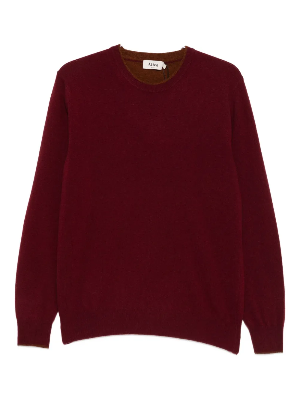 Altea elbow-patch crew-neck sweater | Red | Image 1