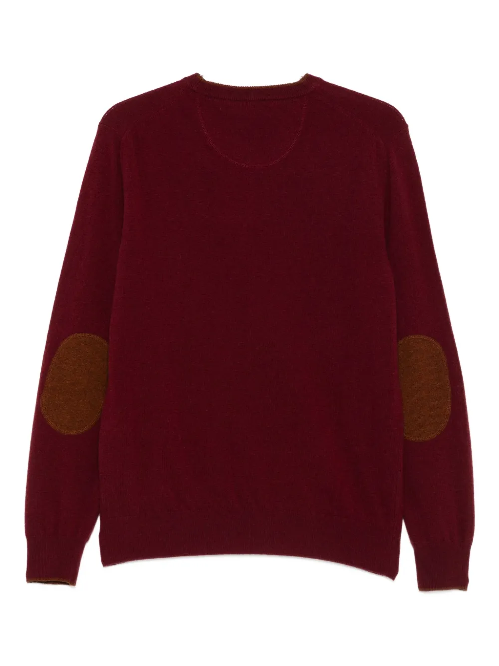 Altea elbow-patch crew-neck sweater - Rood