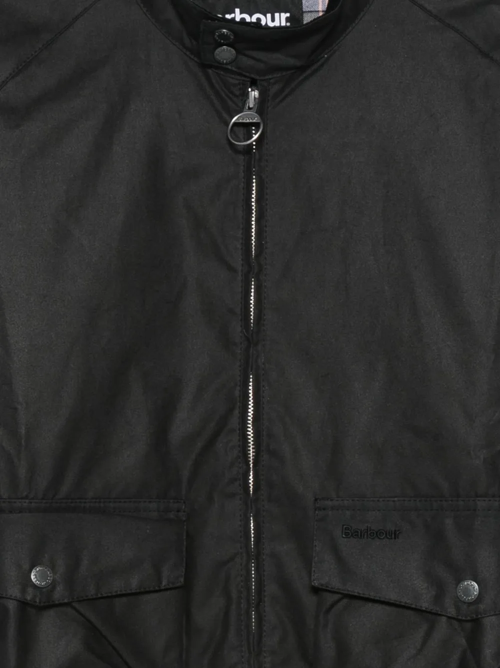 Barbour Bomberjack met rits Blauw