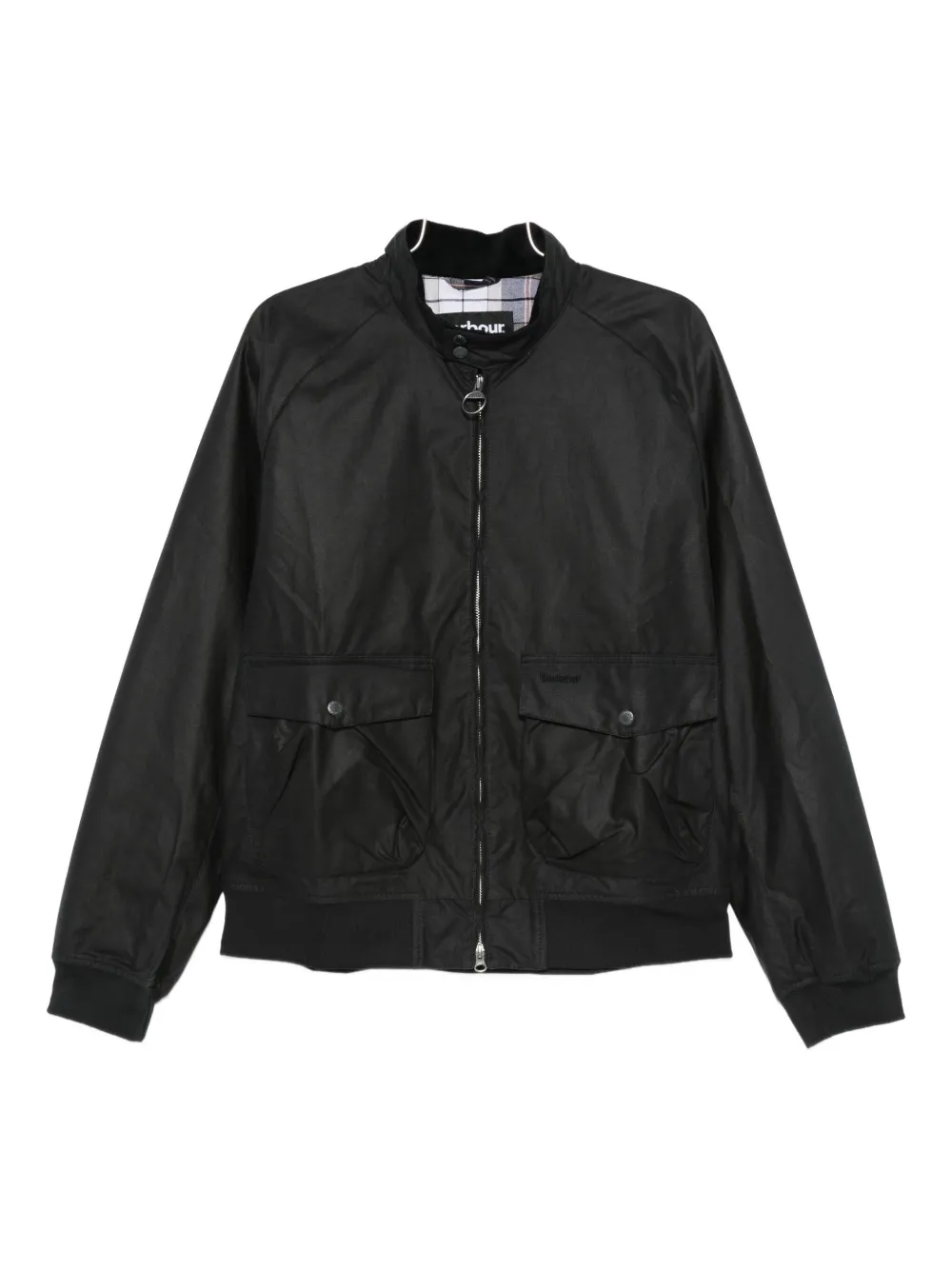 Barbour zip-up bomber jacket | Blue | Image 1