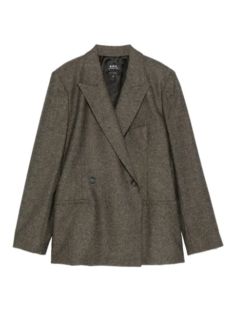 A.P.C. buttoned double-breasted jacket