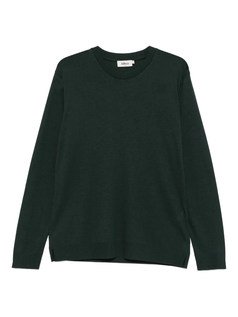 Altea crew-neck long-sleeve t-shirt | Green | Image 1